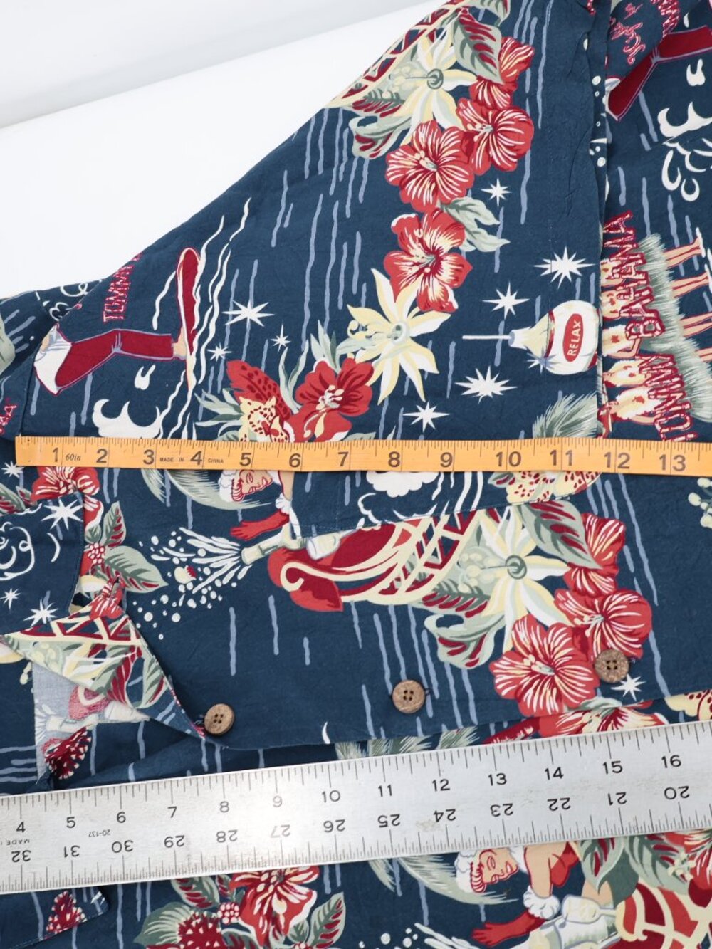 Vintage Tommy Bahama hawaiian Shirt Men's 2XL Happy holidays chistmas greetings - Picture 8 of 11